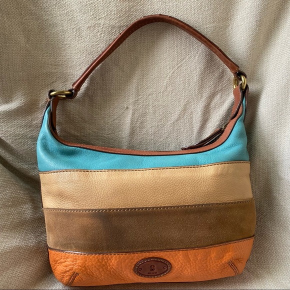Multi Color Leather Fossil Bag - Picture 1 of 10